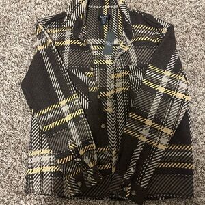 BoohooMAN cropped flannel